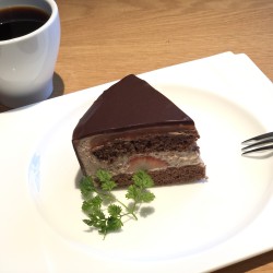 チョコのショートケーキ ｜ 岩国で美味しいスイーツといえばイロハーブカフェ
